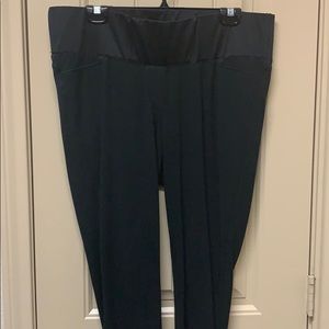 EUC Ann Taylor Loft Black Maternity Leggings